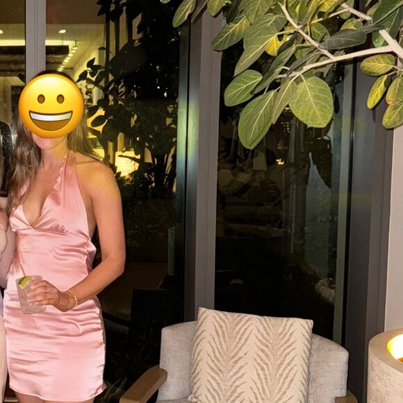 Satin Mini Dress - Picture 1 of 6